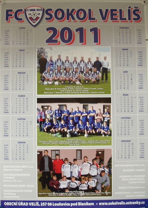 Kalendář FCSV 2011